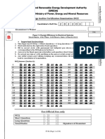 SREDA Energy Auditor Exam Focuses on Electrical Efficiency