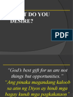 What Do You Desire?