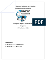 Analog and Digital Communication: Dawood University of Engineering and Technology