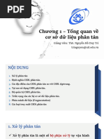 2. Kiến trúc Hệ quản trị CSDL phân tán | PDF