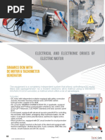 SINAMICS DCM With DC MOTOR & TACHOMETER GENERATOR