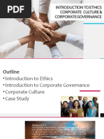 Module 2 - Introduction To Ethics Culture Corporate Governance