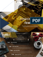 SlideMembers FreePowerpointSampleAnalogTypewriter PS 9280