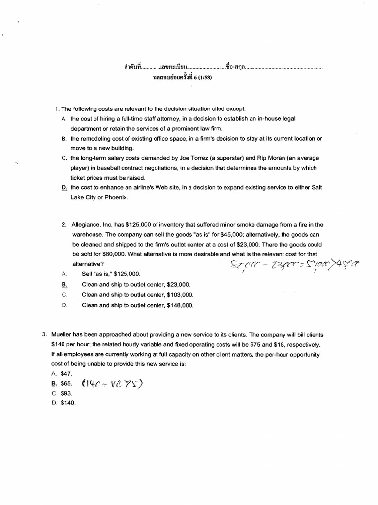 Sol Q6 | PDF | Business Economics | Economies