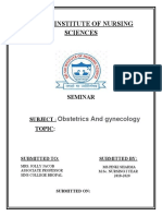 Sri Sai Institute of Nursing Sciences: Obstetrics and Gynecology