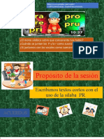 ¿El Mono Silábico Sobre Que Consonante Nos Hablo? ¿Cuándo Se Juntan Las P y La R Como Suena? ¿Si Juntamos Con Las Vocales Como Suenan?