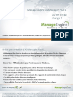 Manageengine Admanager Plus 6 Qu'Est-Ce Qui Change ?: Cliquez Pour Modifier Le Style de Titre Du Masque