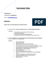 Ashish Wanjari CV