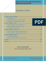 İçindekiler Tablosu: 1. Türkler Ve Divan-I Mezâlim