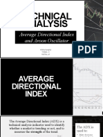 Technical Analysis: Average Directional Index and Aroon Oscillator