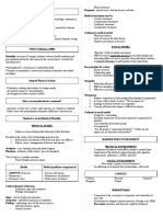 Physical trauma prognosis and disability models