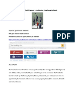 Section C Part 2 Lesson 1-Achieving Excellence in Sport