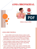 Asma Bronkhial: Oleh: FIRMAN, S.Kep, NS, M.Kes