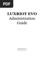 Luxriot Evo: Administration Guide