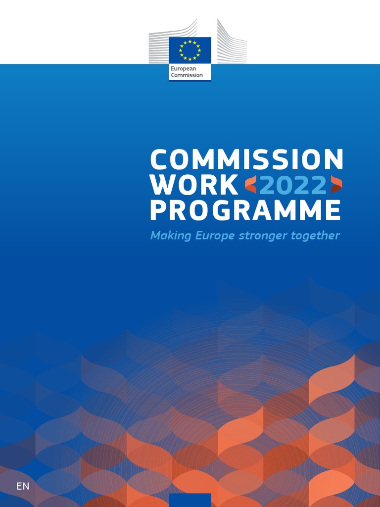 Commission Work Programme 2022 PDF European Union Sustainability
