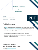 Political Economy: & Development