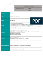 Programa de Auditoria