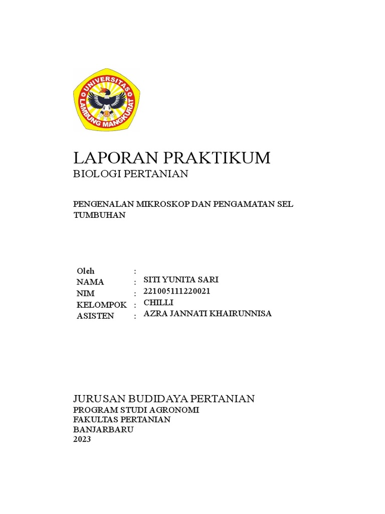 Contoh Laporan Praktikum