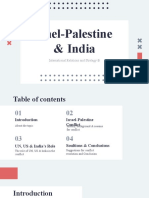 Israel-Palestine & India: International Relations and Strategy-B