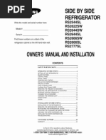 Samsung RS2544SL User Manual