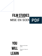 Film Studies - L4 - The Shot-Mise-en-scene