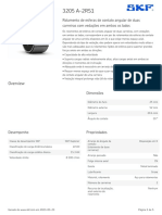 SKF 3205 A-2RS1 Specification