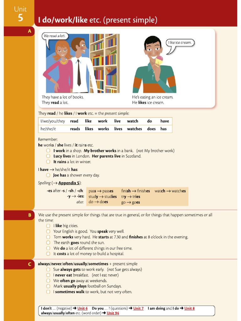 Simple Present Tense Pdf