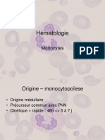 Hémato Chap 6 Monocytes - Chap 7 Cellules Lymphoïdes Et TL