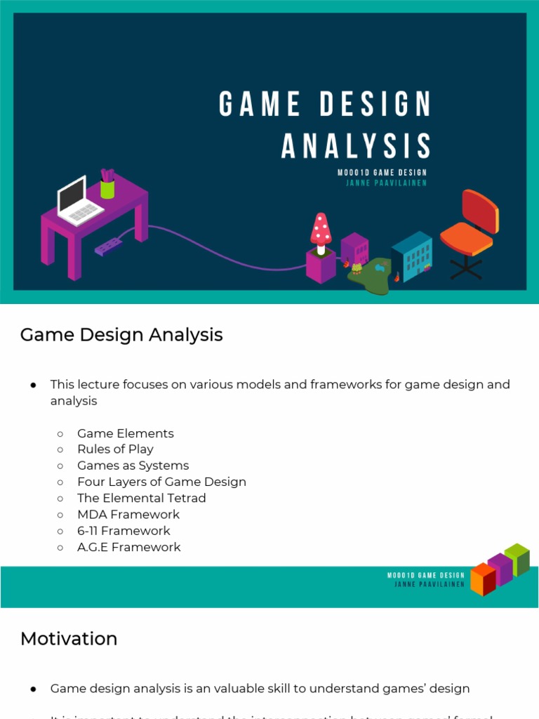 MDA Framework in Game Design Analysis | PDF | Emotions | User Interface