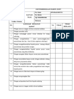 Daftar Tilik Elbow Joint