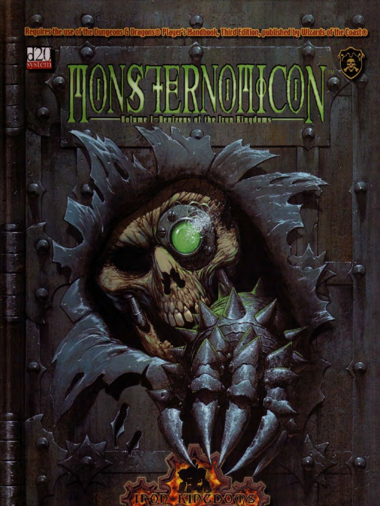 Iron Kingdoms Monsternomicon v1 (1of2) PDF