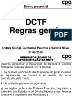 Evento presencial DCTF