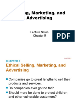 Selling, Marketing, and Advertising: Lecture Notes