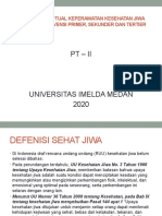 PT - Ii: Model Konseptual Keperawatan Kesehatan Jiwa Termasuk Prevensi Primer, Sekunder Dan Tertier