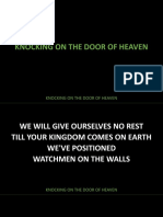 Knocking On The Door of Heaven
