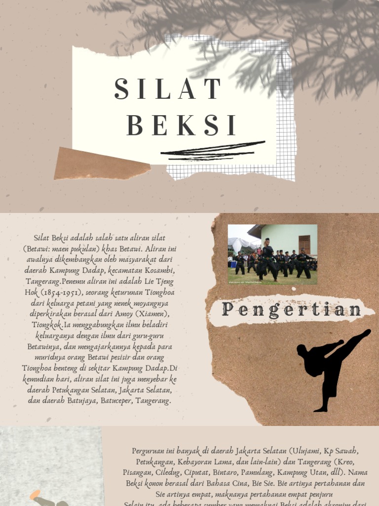Sejarah dan Ciri Silat Beksi Betawi | PDF