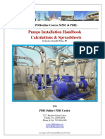Pumps Installation Handbook Calculations and Spreadsheets