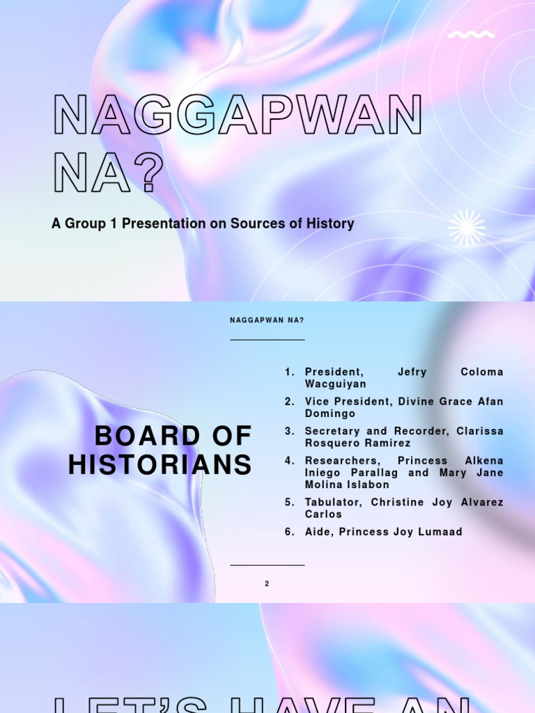 History PDF Credibility Document