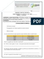 MATEMÁTICA 7º Ano - Semana 4 Atividade 2