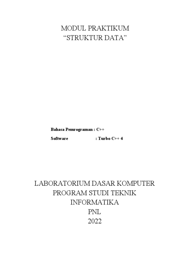 Struktur Data dalam C++ | PDF