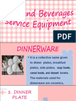 Types of Dinnerware & Tableware