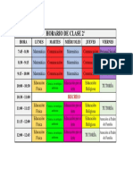 Horario de Clase