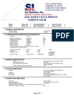 Material Safety Data Sheets Torque GM 40: EMERGENCY PHONE 1-800-255-3924