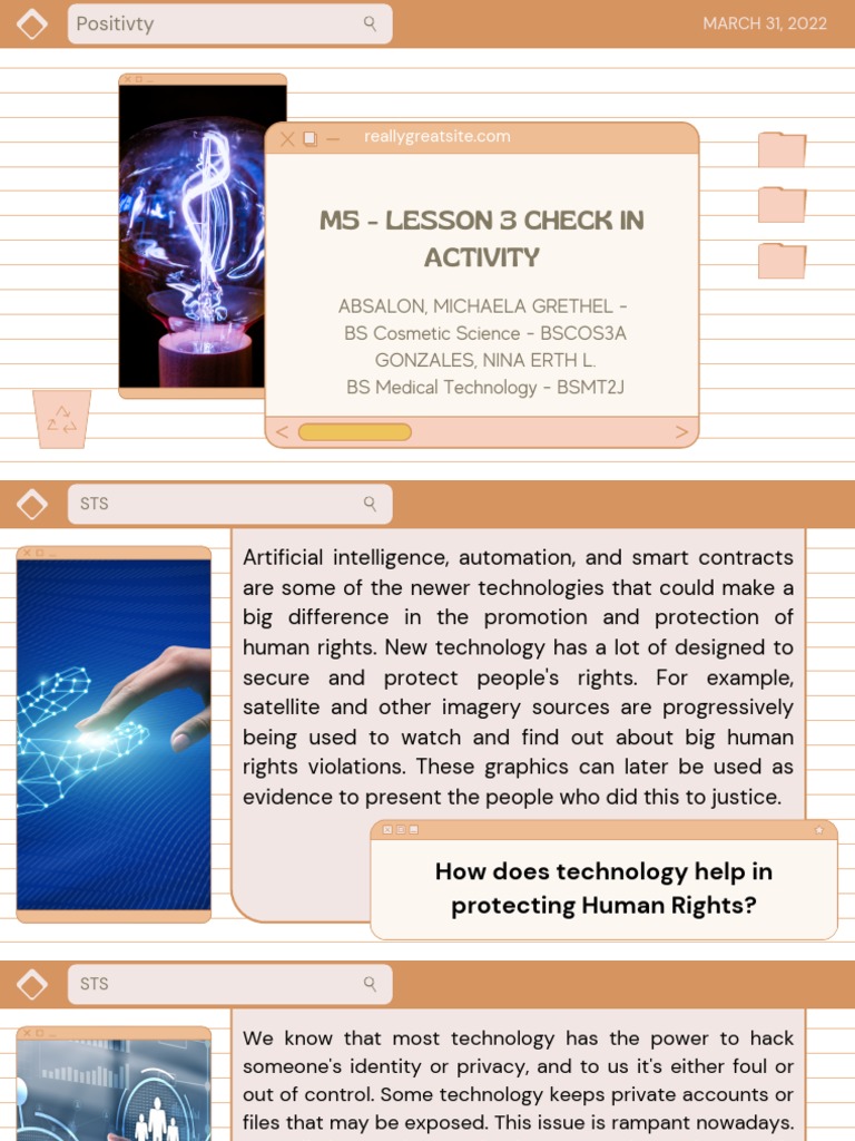 Technology's Impact on Human Rights | PDF | Social Science | Technology ...