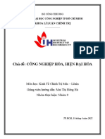 Nhóm 9 - CÔNG NGHIỆP HÓA, HIỆN ĐẠI HÓA