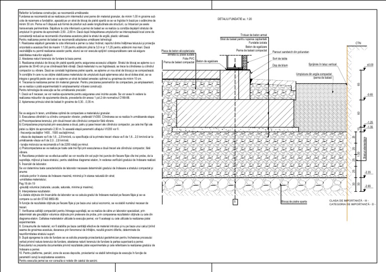 RF-01.1_Note executie perna de balast si sectiune caracteristica | PDF