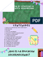 Manual de Estrategias en Educaci: Ón Socioemocional