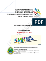 Lomba Kompetensi Siswa SMK Jawa Barat 2022 Hotel Reception