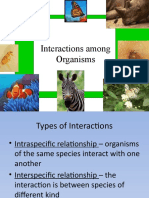 Interactions Among Organisms