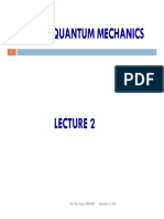 Unit 4 Quantum Mechanics Lecture 2